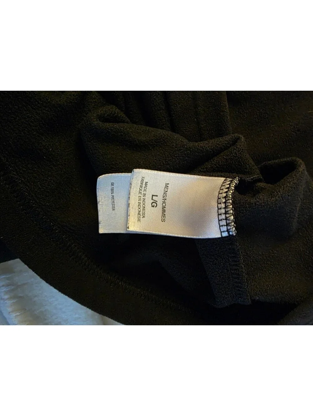 The North Face TKA 100 Black Quarter-Zip Fleece Pullover Distressed 2006